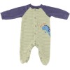 Little Wonders Boys Green/White Romper