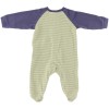 Little Wonders Boys Green/White Romper