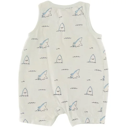 Gap Gender Neutral Blue Romper