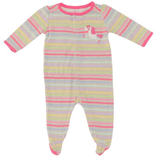 Bundles Baby Place Girls Multi-Color Romper