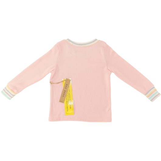 Rae Dunn Girls Pink/Multi-Color Pajama Set Rae Dunn Girls Pink/Multi-Color Pajama Set