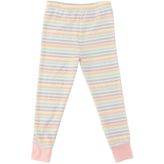 Rae Dunn Girls Pink/Multi-Color Pajama Set Rae Dunn Girls Pink/Multi-Color Pajama Set