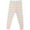 Rae Dunn Girls Pink/Multi-Color Pajama Set