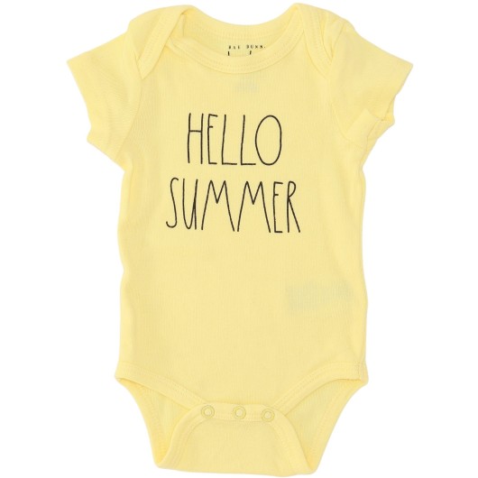 Rae Dunn Gender Neutral Yellow Onesie