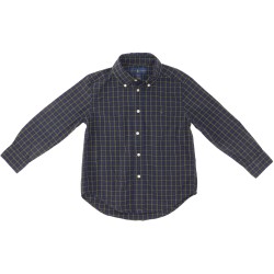Ralph Lauren Boys Blue/Green Plaid Shirt
