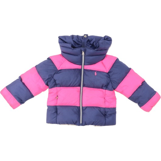 Ralph Lauren Girls Blue/Pink Jacket