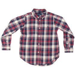 Ralph Lauren Boys Blue/Red Plaid Shirt