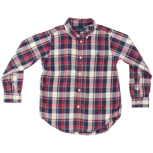 Ralph Lauren Boys Blue/Red Plaid Shirt