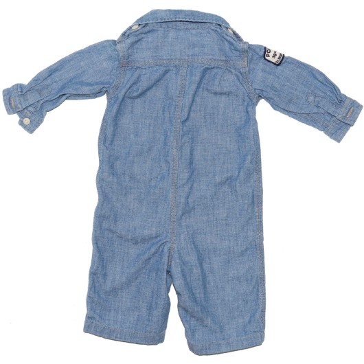 Ralph Lauren Boys Blue Romper Ralph Lauren Boys Blue Romper