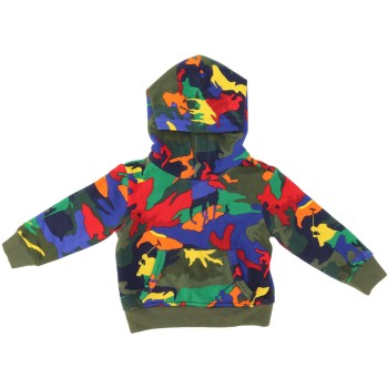 Ralph Lauren Boys Green/Multi-Color Sweater