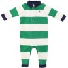 Ralph Lauren Boys Green/White Romper
