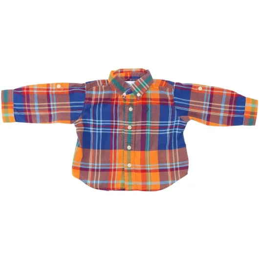 Ralph Lauren Boys Multi-Color Plaid Shirt