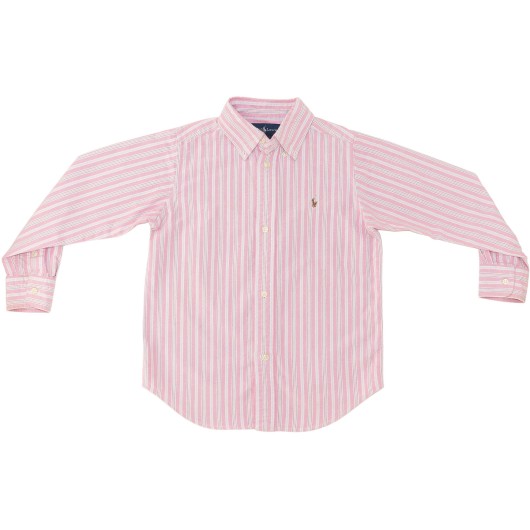 Ralph Lauren Boys Pink Button Shirt