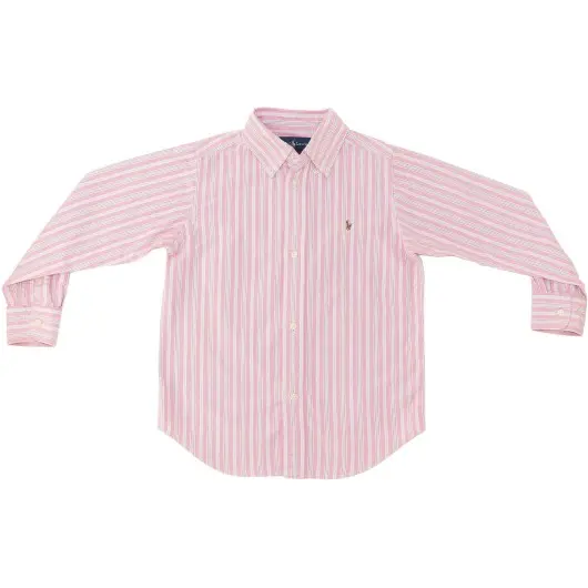 Ralph Lauren Boys Pink Button Shirt