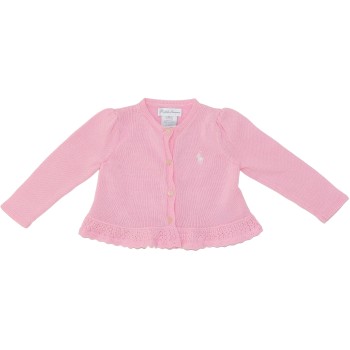 Ralph Lauren Girls Pink Sweater