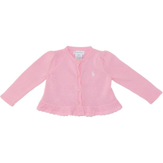 Ralph Lauren Girls Pink Sweater