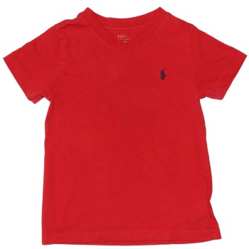 Ralph Lauren Boys Red V Neck Shirt