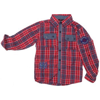 Rocawear Boys Red Plaid Shirt