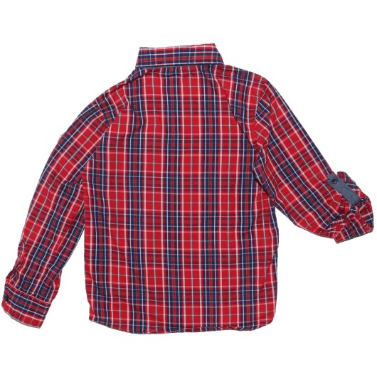 Rocawear Boys Red Plaid Shirt Rocawear Boys Red Plaid Shirt