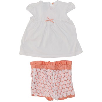 Tahari Girls Orange/White Casual Set Tahari Girls Orange/White Casual Set