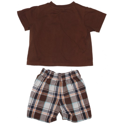 Timberland Boys Brown Casual Short Set Timberland Boys Brown Casual Short Set