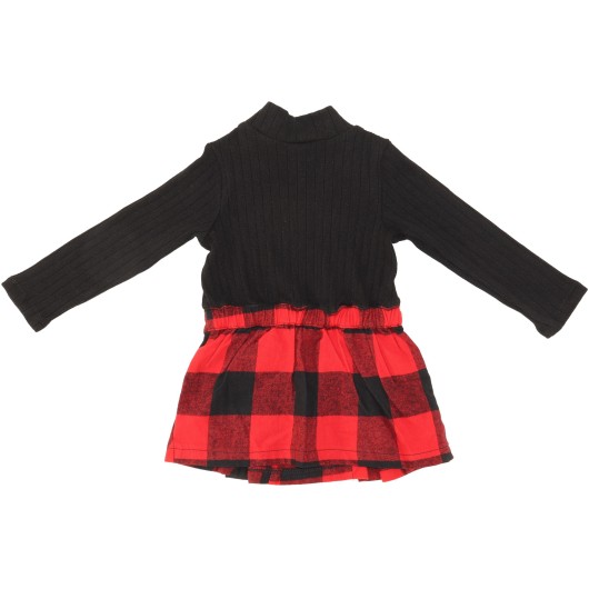 Tommy Hilfiger Girls Black/Red Dress Tommy Hilfiger Girls Black/Red Dress