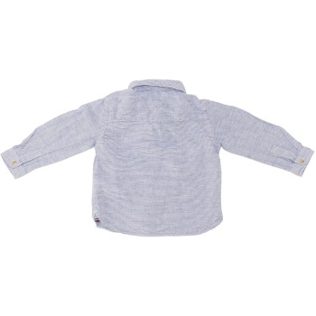 Tommy Hilfiger Boys Blue/White Button Shirt Tommy Hilfiger Boys Blue/White Button Shirt