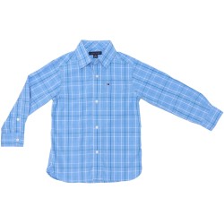 Tommy Hilfiger Boys Blue Button Shirt