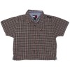 Tommy Hilfiger Boys Brown Plaid Shirt