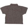 Tommy Hilfiger Boys Brown Plaid Shirt