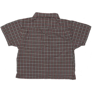 Tommy Hilfiger Boys Brown Plaid Shirt Tommy Hilfiger Boys Brown Plaid Shirt