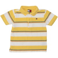 Tommy Hilfiger Boys Yellow/White Polo Shirt