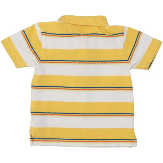 Tommy Hilfiger Boys Yellow/White Polo Shirt