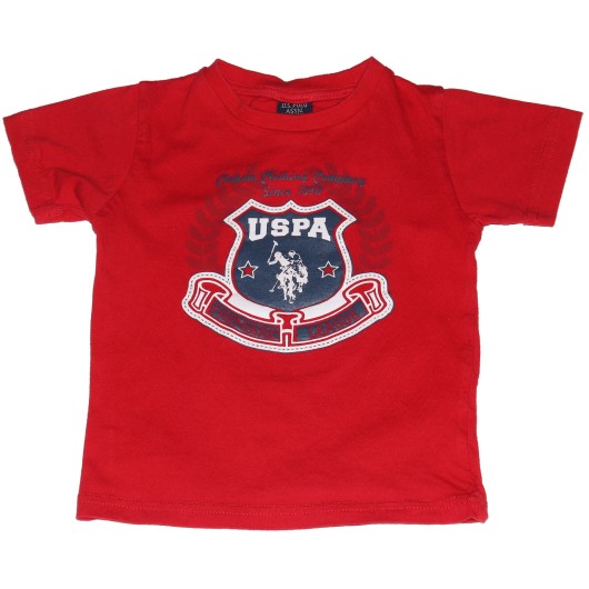 US Polo Assn Boys Red T-Shirt