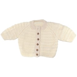 Unbranded Girls Beige Knitted Sweater