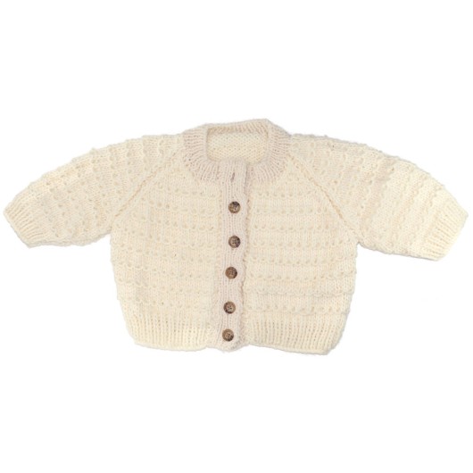 Unbranded Girls Beige Knitted Sweater
