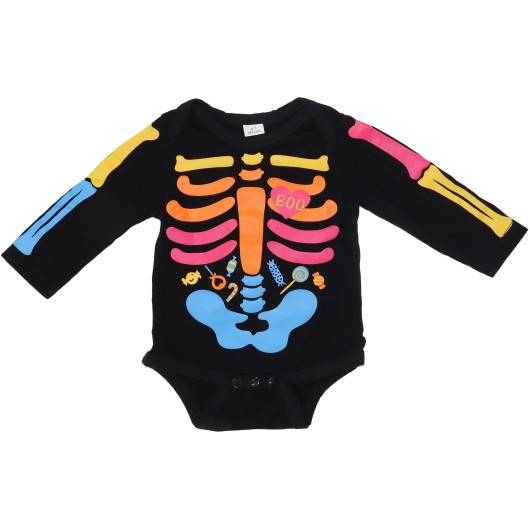 Unbranded Gender Neutral Black Onesie