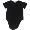 Unbranded Boy's Black Onesie