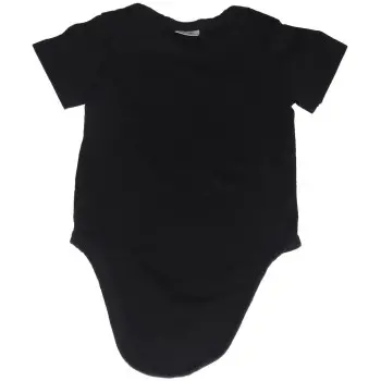 Unbranded Boy's Black Onesie