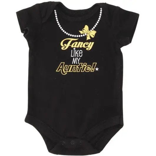 Unbranded Girls Black Onesie