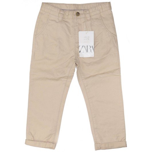 Zara Boys Beige Khakis