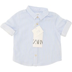 Zara Boys Blue/White Short Sleeve